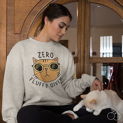 Zero Fluffs Given Unisex Sweatshirt