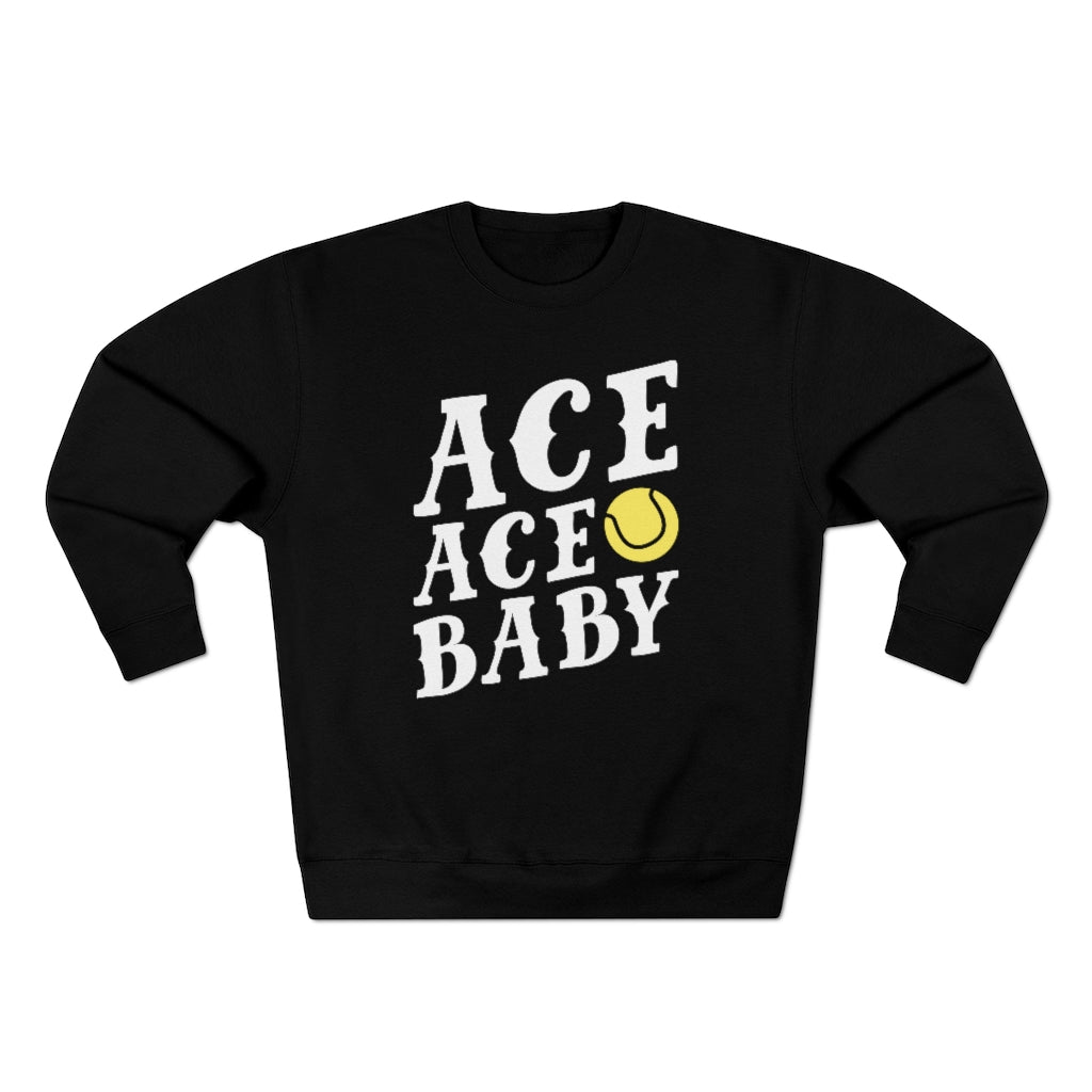 ace ace baby unisex black sweatshirt