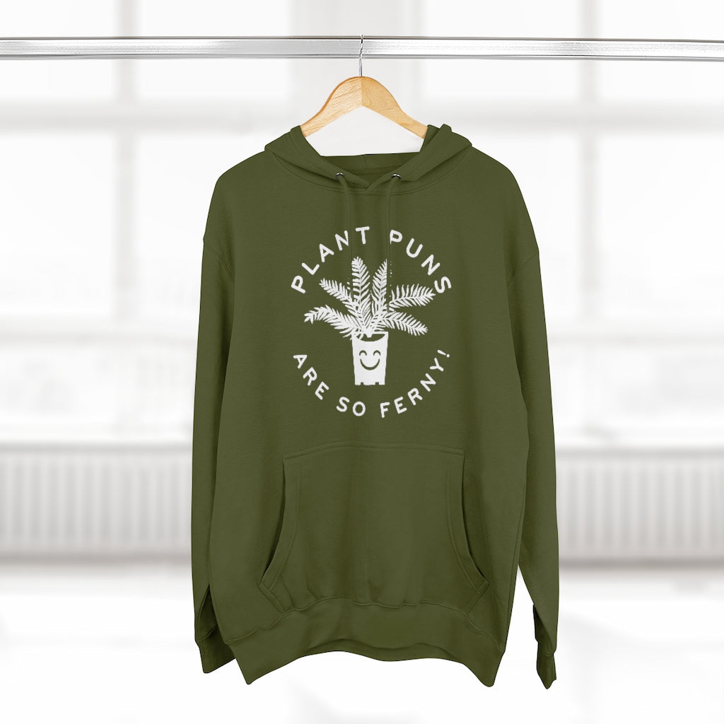 Plant Puns Are So Ferny Unisex Hoodie