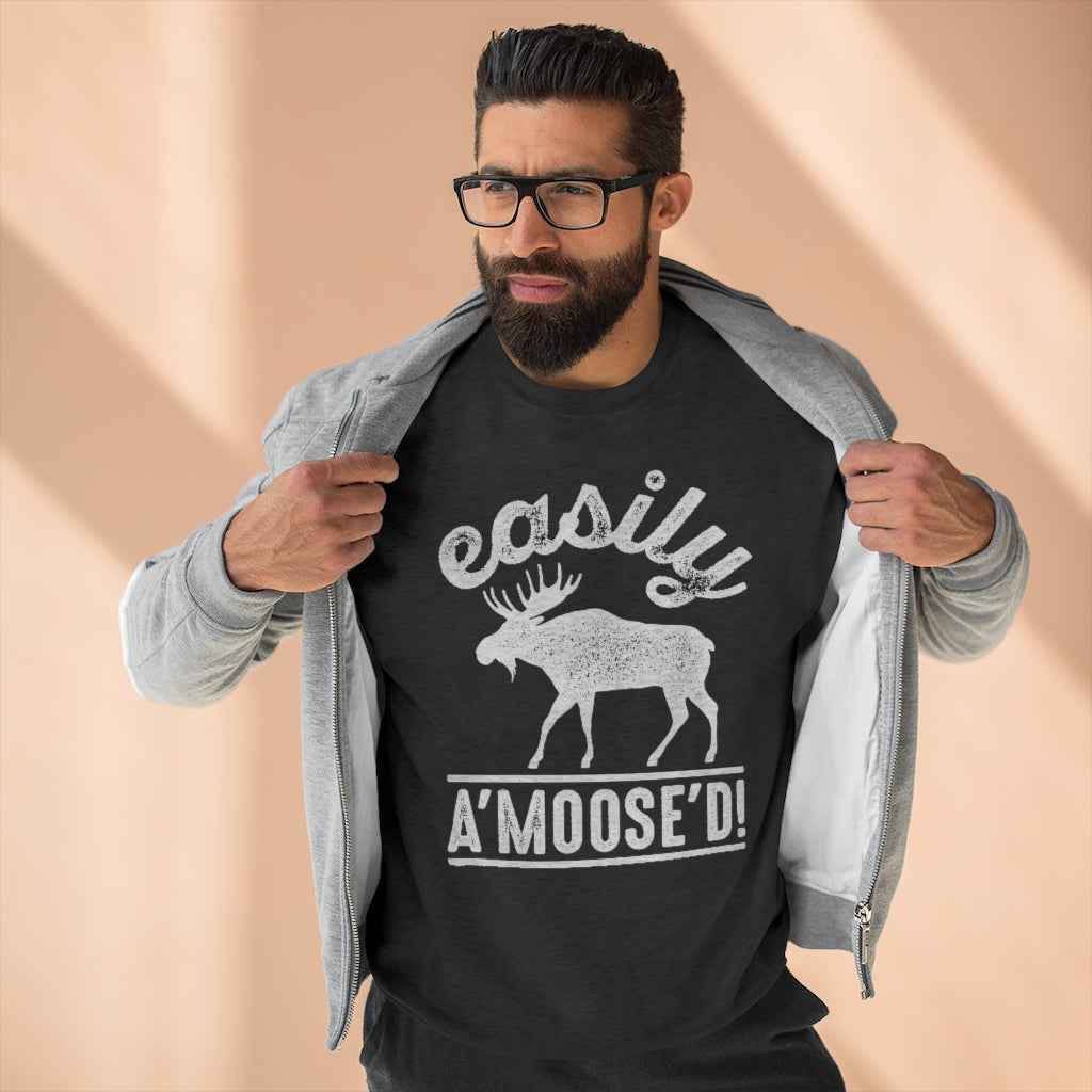 Easily A'moose'd Unisex Sweatshirt