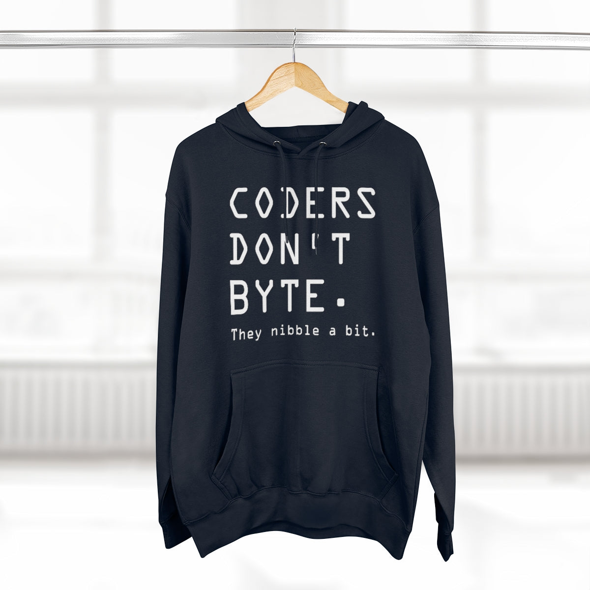 Coders Don't Byte Unisex Hoodie