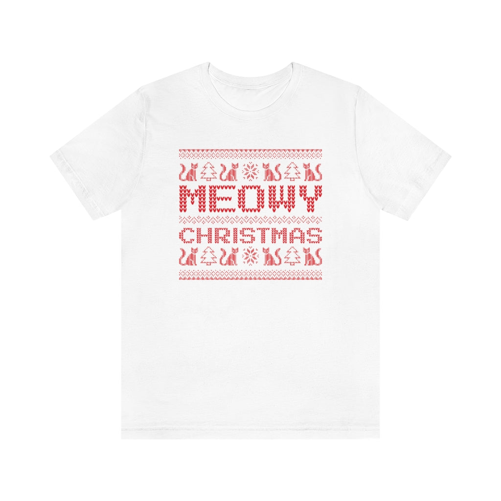 Meowy Christmas Unisex T-Shirt