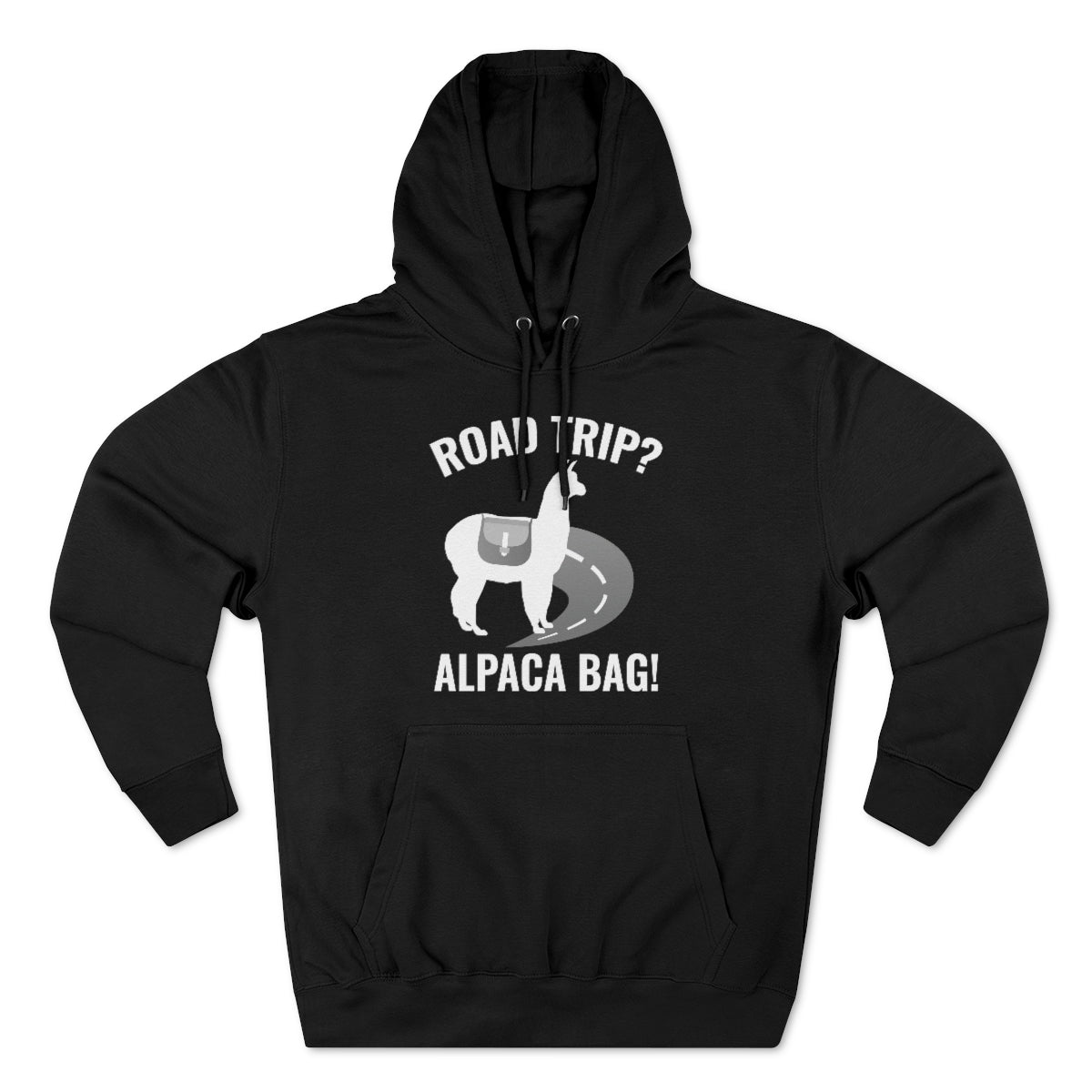 Road Trip Alpaca Bag Unisex Hoodie