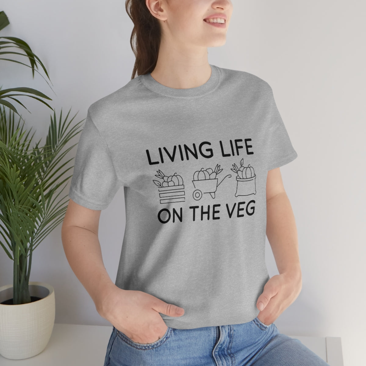 Living Life On The Veg Unisex T-Shirt