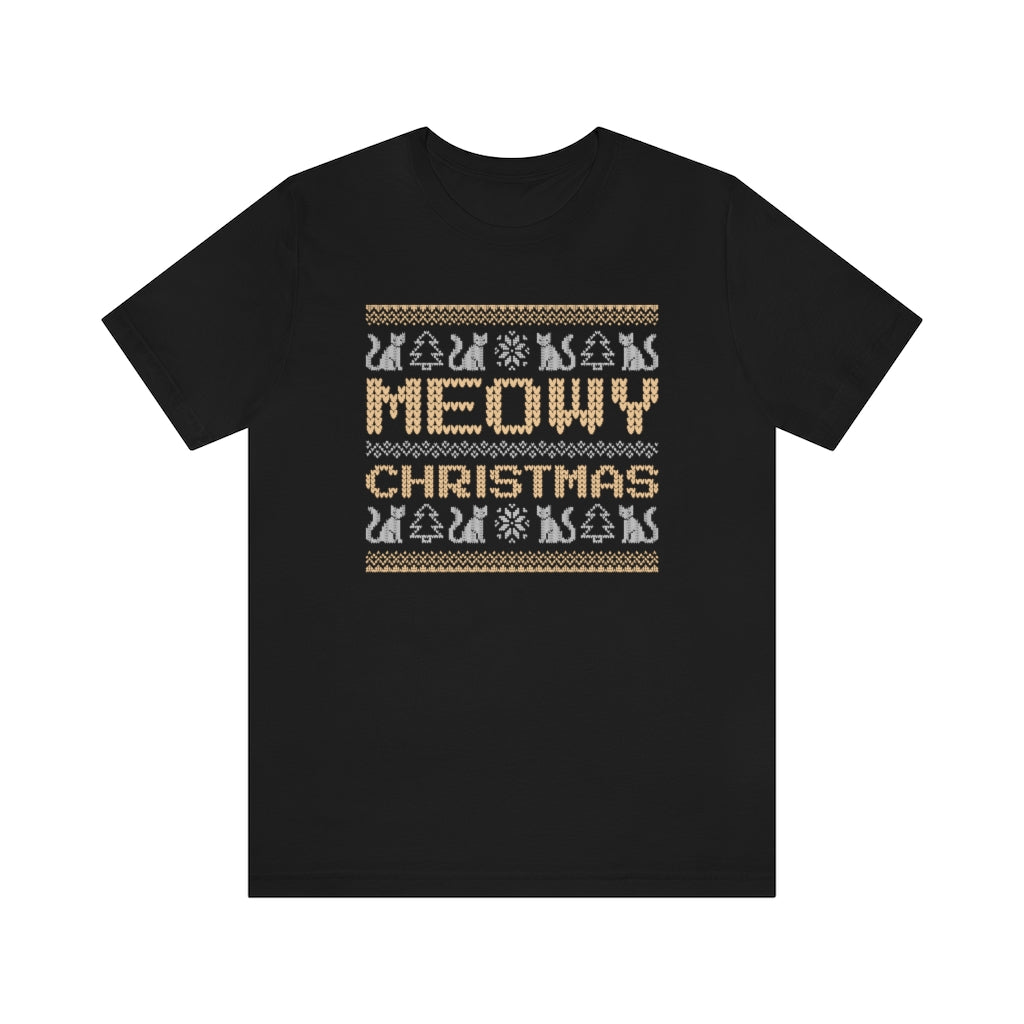 Meowy Christmas Unisex T-Shirt