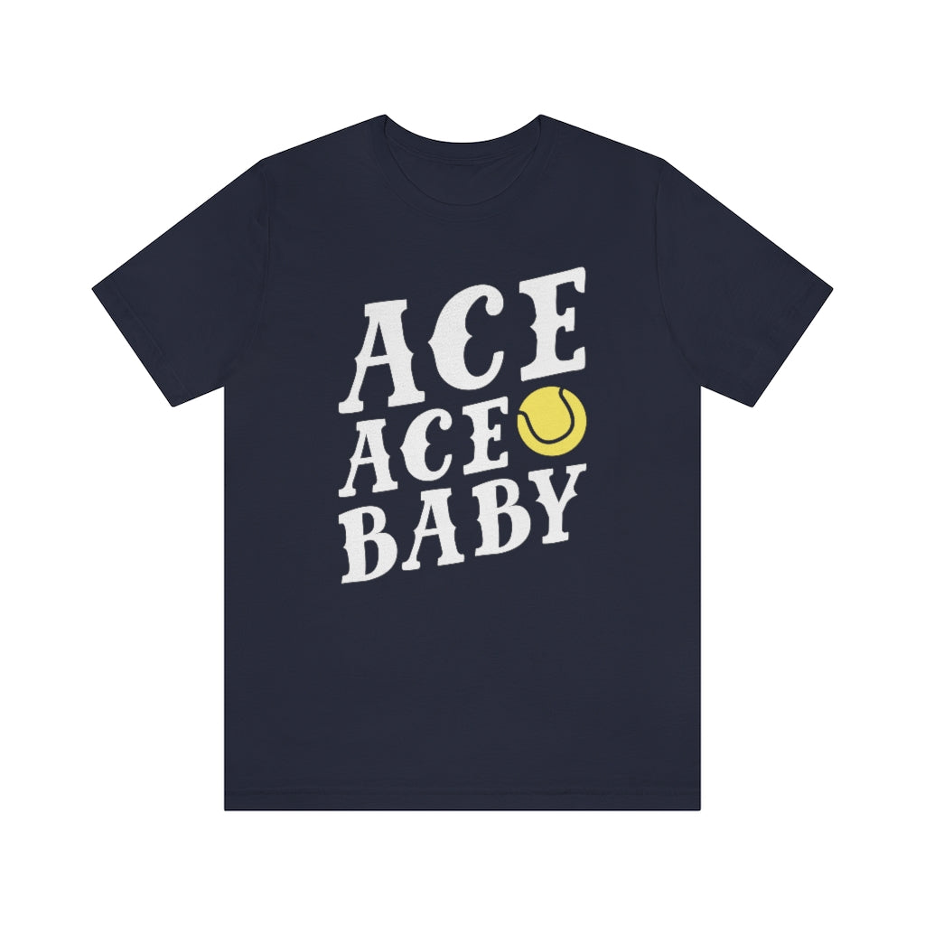 ace ace baby unisex navy t-shirt