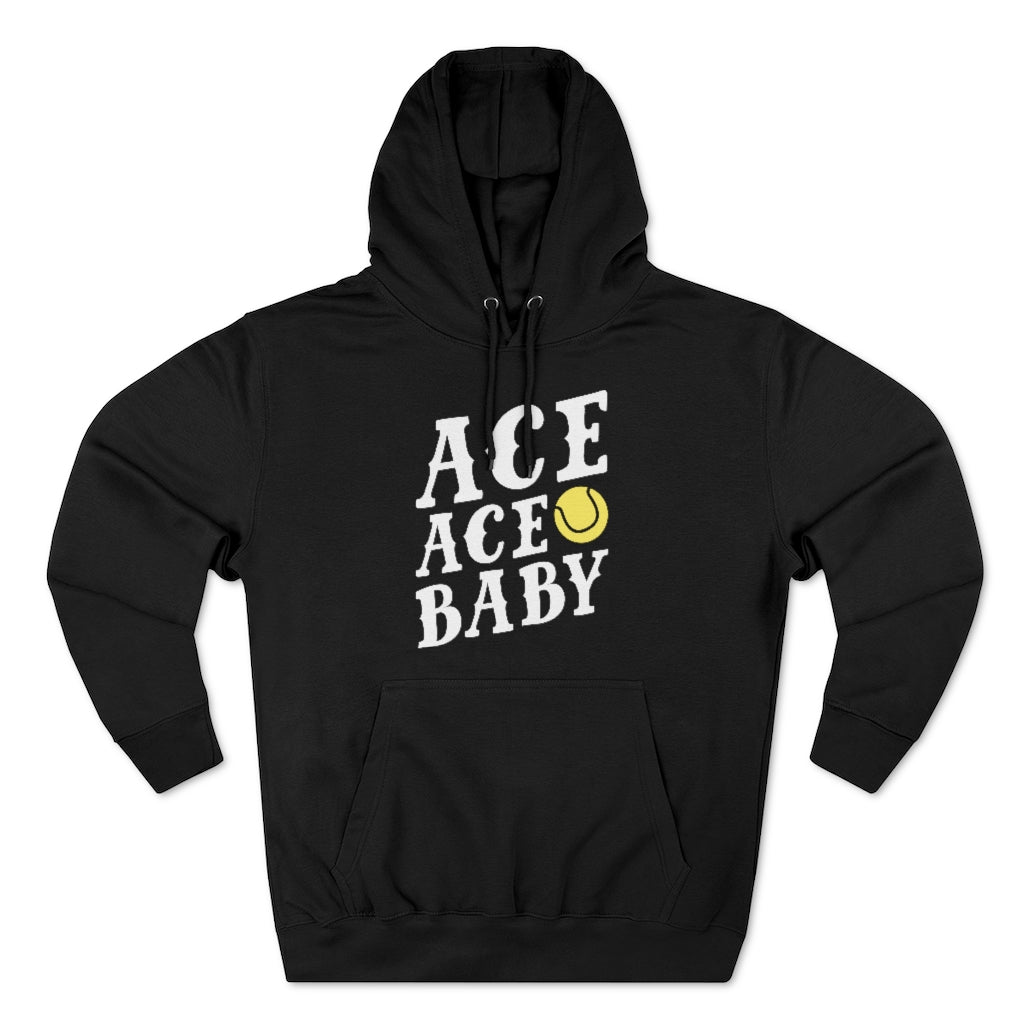 ace ace baby unisex black hoodie