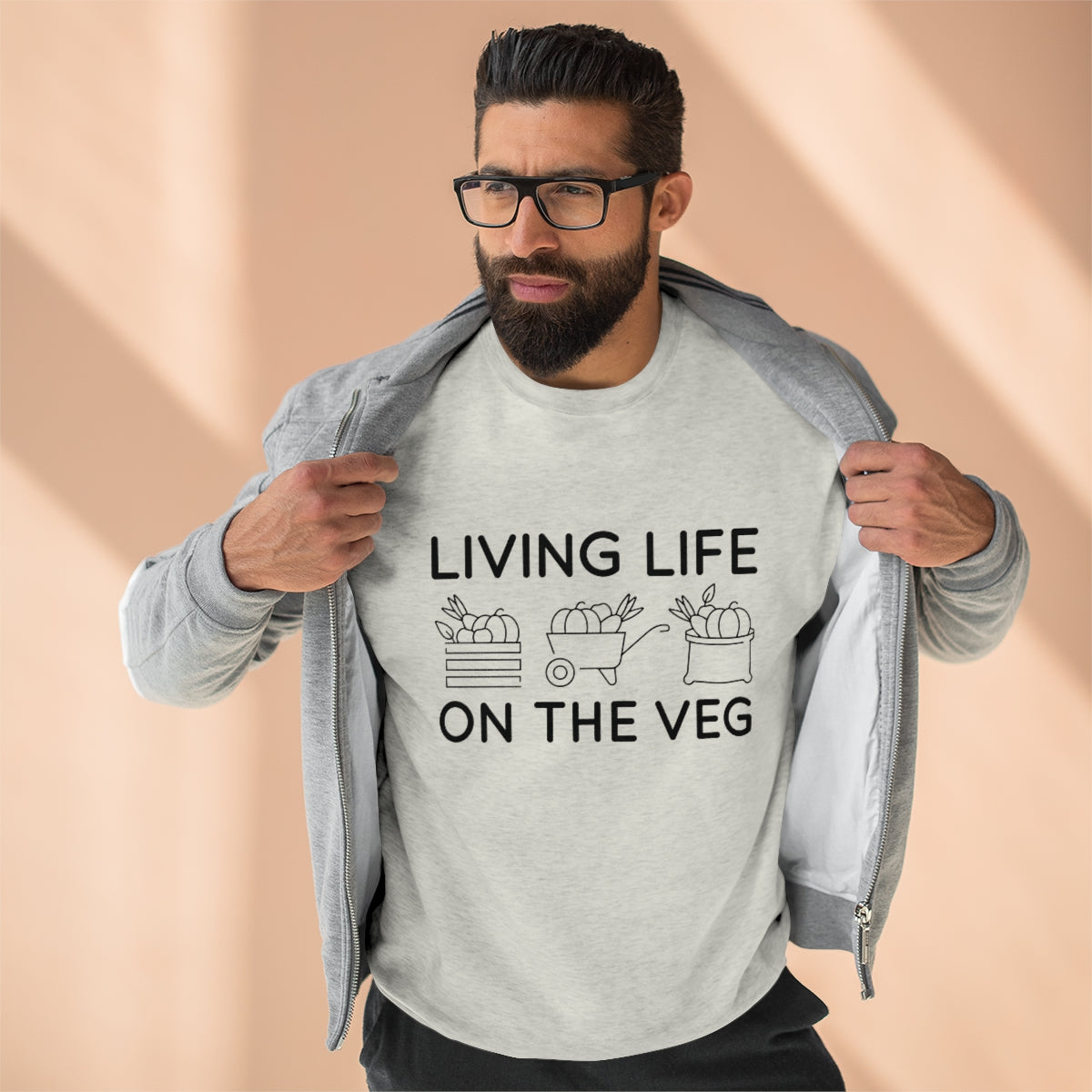 Living Life On The Veg Unisex Sweatshirt