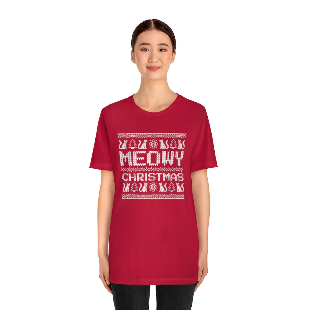 Meowy Christmas Unisex T-Shirt