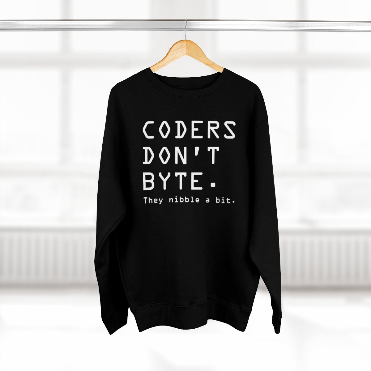 Coders Don't Byte Unisex Sweatshirt