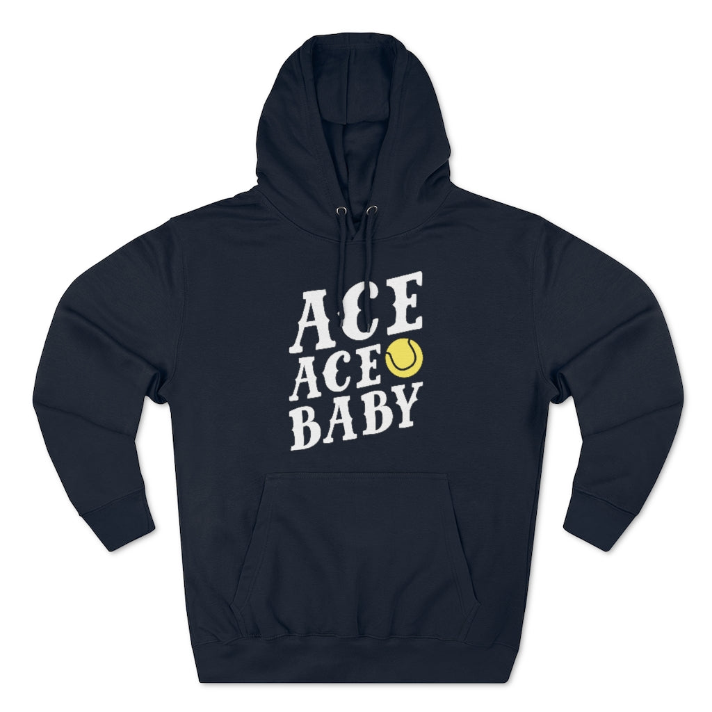 ace ace baby unisex navy hoodie