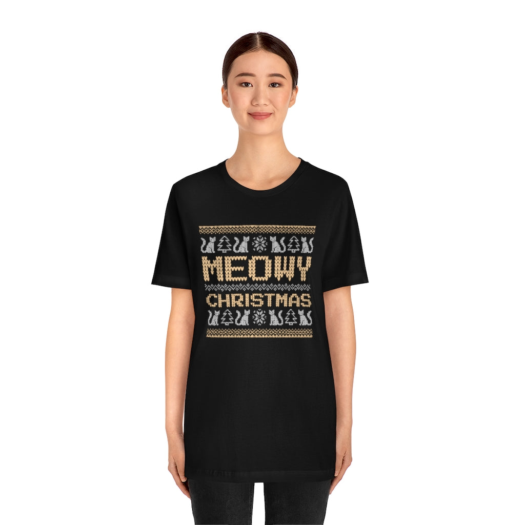 Meowy Christmas Unisex T-Shirt