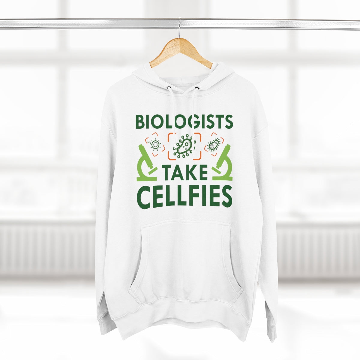 Biologists Take Cellfies Unisex Hoodie