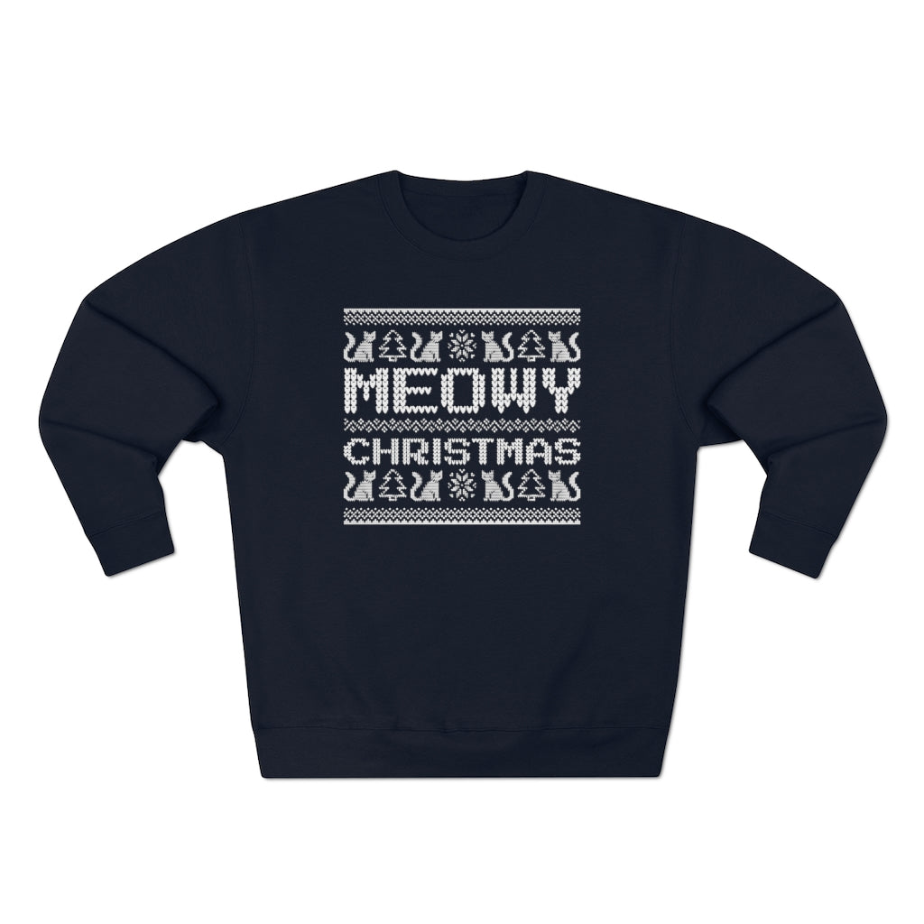 Meowy Christmas Unisex Sweatshirt