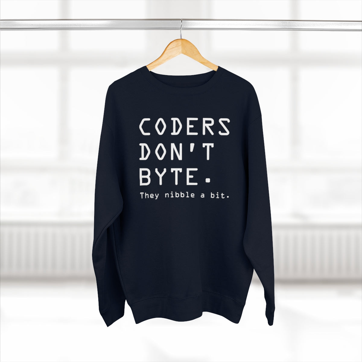 Coders Don't Byte Unisex Sweatshirt