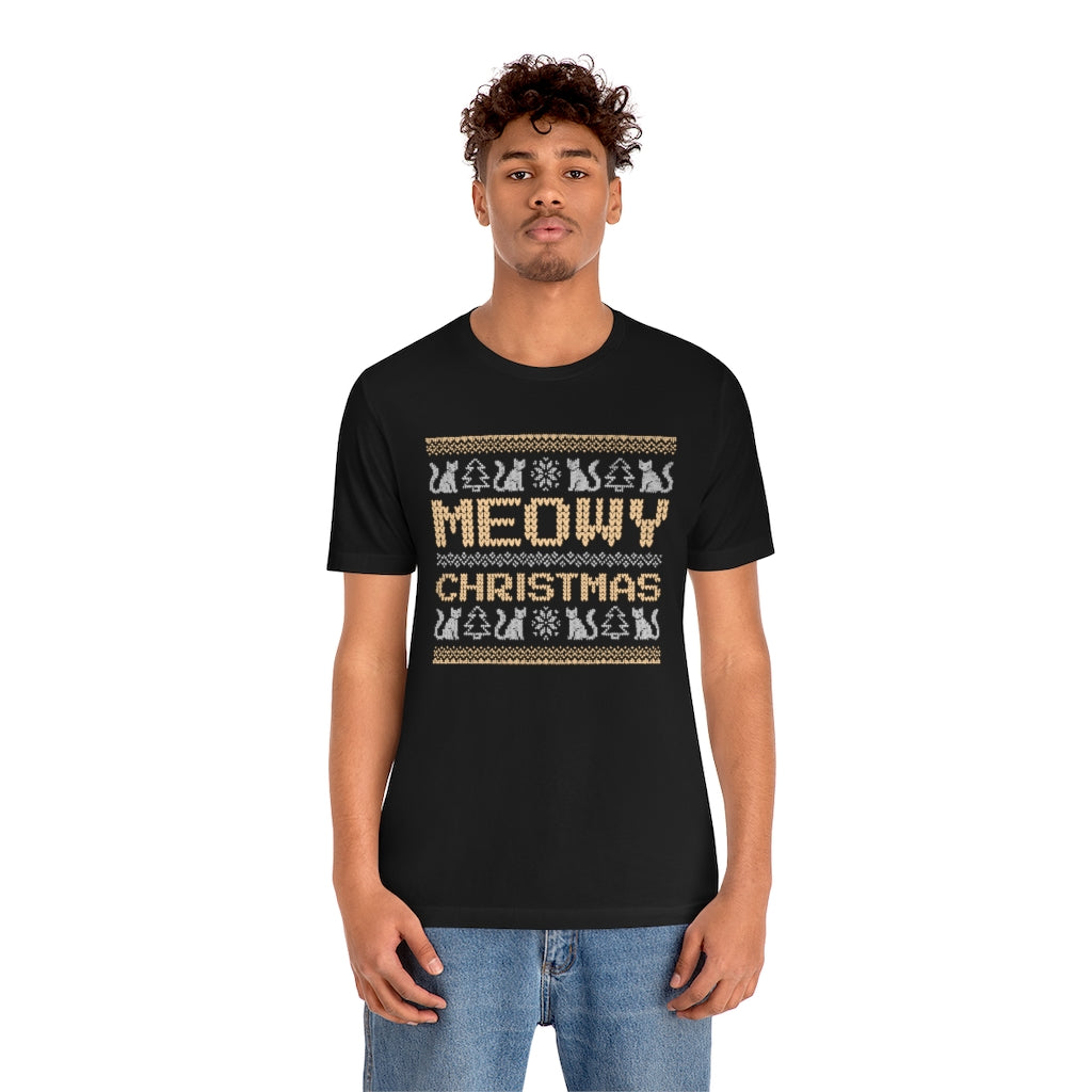 Meowy Christmas Unisex T-Shirt