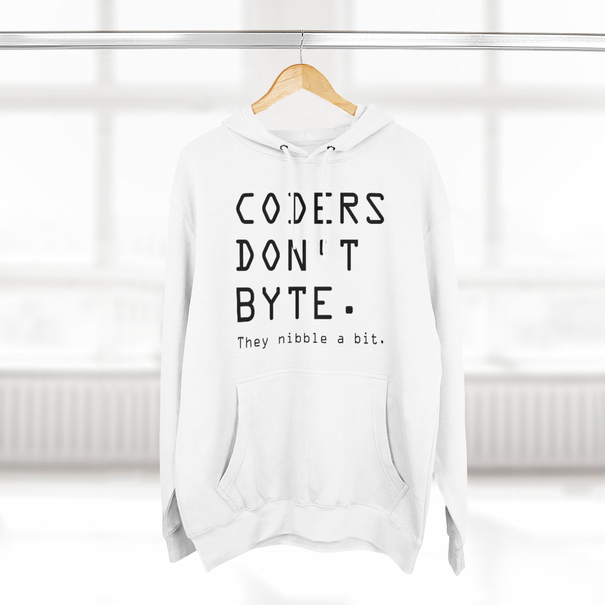 Coders Don't Byte Unisex Hoodie