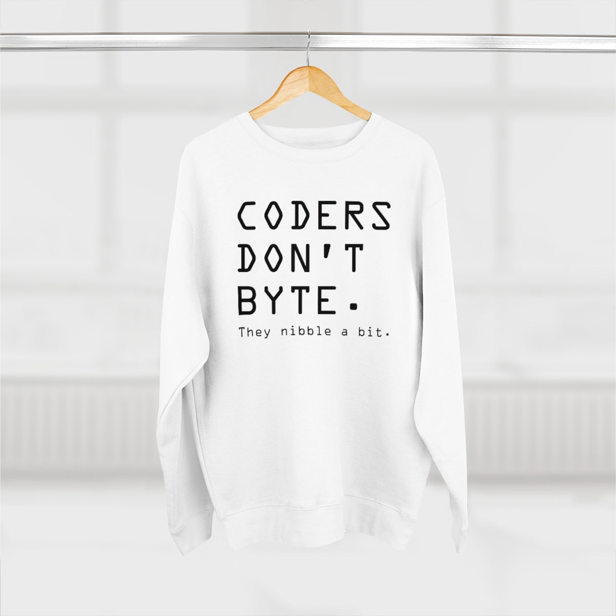 Coders Don't Byte Unisex Sweatshirt